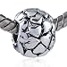 Heart Ball European Bead Fit Pandora Bead Charm & Bracelet