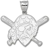 Pittsburgh Pirates Pirate W/Bats Giant Charm/Pendant -14K/10K, Stainless Steel or Gold Plated