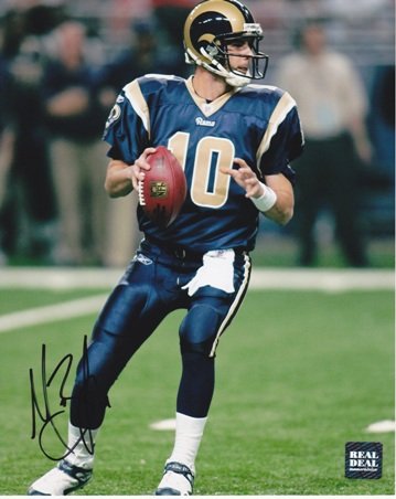 Marc Bulger Autographed St. Louis Rams 8x10 Photo