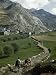 Farmer Walks Behind a Horse Down a Rocky Path Toward a Village Photographic Poster Print by B. Anthony Stewart, 18x24