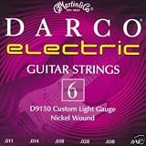 Darco Gitarrensaiten f&uuml;r E-Gitarre (mit Nickelumwicklung, custom/light/rock, St&auml;rke 0.011 - 0.049)