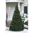 Pre-Lit Pull-Up Christmas Tree, Clear