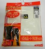 (WARM BIZ)　HEAT &　WARM(ヒート&ウォームインナー)　メンズ 丸首長袖インナー(東レ SOFT THERMO) ホワイト LL