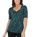 Merona&Acirc;&reg; Women's Fit Solutions Twist Bodice Top - Teal/Black&Acirc;&nbsp;M
