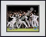 Chicago White Sox 2005 World Series Victory Celebration Double Matted 8 X 10 Photograph in Blac
