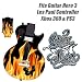 Guitar Hero 3 III Faceplate Skin for Xbox 360 and Ps3 True Flames