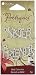 Blue Moon Poetiques Metal Connectors 2/Pkg - Sister/Friend - Silver