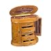 "Trinity" Mele Burlwood Oak Jewelry Box