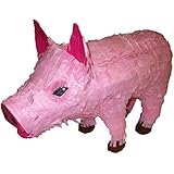 Aztec Imports Pig Pinata, Pink