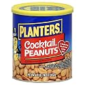Planters Cocktail Peanuts, Unsalted, 16-Ounce Packages (Pack of 6)