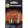 GE Nighthawk 1157NH/BP2 Automotive Replacement Bulbs, Pack of 2