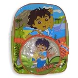 Go Diego Go! - Backpacks - 16 Inch Dinosaur Rescue Backpack with Detachable Circle Utility Pack