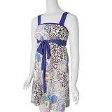 Renee C. Floral Print Empire Sleeveless Dress