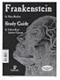 Frankenstein Study Guide
