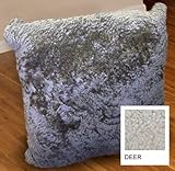 Sheepskin Curly Shorn Floor Cushion (Deer) (32