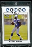 2008 Topps # 354 Kevin Smith ( Central Florida ) RC - Rookie Card - Detroit Lions - NFL Trading Cards in a Protective Display Case!