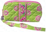 Stephanie Dawn Gadget Wristlet - Gigi Green * New Quilted Handbag