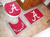 Alabama 3 Piece Bath Rug Set