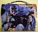 Collectable Batman Tin Dome Lunch Box-Large Workmans Carry All Tin - Lunchbox