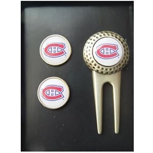 Montreal Canadiens Divot Tool Golf Ball (2) Marker Set