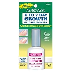 Nutra Nail 5 to 7 Day Growth Calcium Formula (13 ml), 0.45-OunceBottles (Pack of 4)