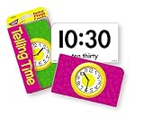 POCKET FLASH CARDS TELLING TIME 3 X 5 56 TWO-SIDED CARDS