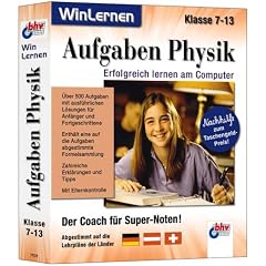 Aufgaben Physik, Klasse 7-13, 1 CD-ROM Der Coach f�r Super-Noten. Abgestimmt auf die Lehrpl�ne der L�nder Deutschland, �sterreich, Schweiz. F�r Windows 98/2000/ME/XP