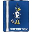 Creighton Bluejays Jersey Mesh Raschel Blanket/Throw - NCAA College Athletics
