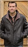 Men's Romano Leather Coat