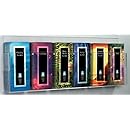 Displays2go Wall Mount Literature Holders, Pockets for Magazines/Brochures, Set of 2, Clear (NGW6)