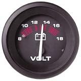 Teleflex 57901P 8-18VDC Amega Voltage Gauge Kit