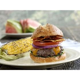 BuiltBurger 10 Pack of delicious Flavored Gourmet Burgers - 6 oz. each by BuiltBurger