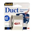 Scotch Transparent Tape, Duct, 1 roll