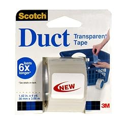 Scotch Transparent Tape, Duct, 1 roll