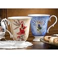 On Sale !! English Fairies Porcelain Teacups: Red Fairy and Green Fairy