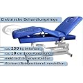 11934 Elektrische Behandlungsliege Therapieliege Massageliege Ruheraumliege in blau