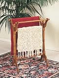 Nostalgic Oak Blanket Rack