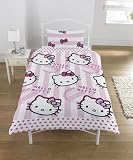 Zap Hello Kitty Candy Stripe Single Duvet