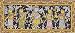 Ancient Art of India Home Decor ShalinCraft Patachitra Paintings Organic Color on Paper 12.25 inches x 5.25 inches (pata260)