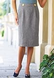 Jessica London Plus Size Button Detail Skirt