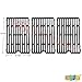bbq factory Replacement Cast Iron Cooking Grid Porcelain coated (3-pack) for Select Gas Grill Models By Chargriller,Jenn-air, Vermont Castings Gas Grill and Others