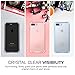 iPhone 7 Plus Case - MoKo Shockproof Flexible TPU Bumper Anti-Scratch Rigid Slim Protective Cases Clear Back Cover for iPhone 7 Plus, Light PINK