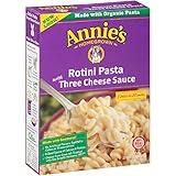 UPC 013562000104 product image for Annie's Homegrown Rotini Pasta with Three Cheese Sauce, 7.25-Ounce Boxes (Pack o | upcitemdb.com