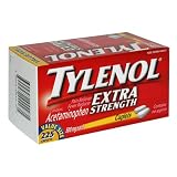 Tylenol Extra Strength Caplets 225 Count 500mg Acetaminophen (Pack of 2)