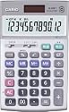 CASIO ジャスト型電卓 時間計算タイプ12桁JS-20WT