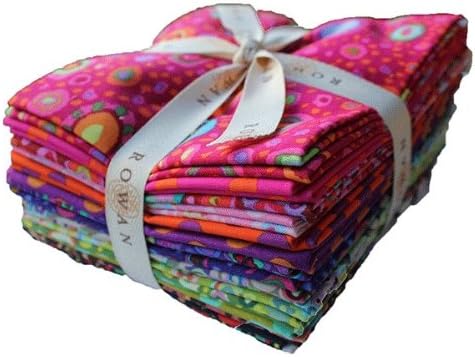 SPOTS Fat Quarter Bundle by Kaffe Fassett for Rowan Fabrics Sku# FB1FQGP.SPOTSR