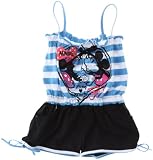 DISNEY・BABY ミニー 幼児 オールインワン 綿 サックス 76203-90サイズ