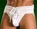 boxer19 - Priape Lace Front Football Jock Strap White Medium