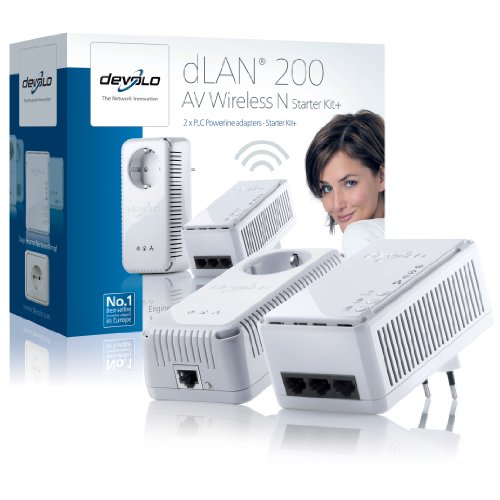 Devolo dLAN Wireless Extender Starter Kit (200 AV plus) wei&szlig;