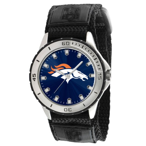 Game Time Men's NFL-VET-DEN Veteran Custom Denver Broncos Veteran Series Watch
